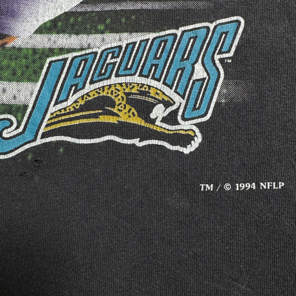 NFL Vintage 1994 Jacksonville Jaguars Tee Nutmeg 90s NFL tee Size US XL / EU 56 / 4 - 5 Thumbnail