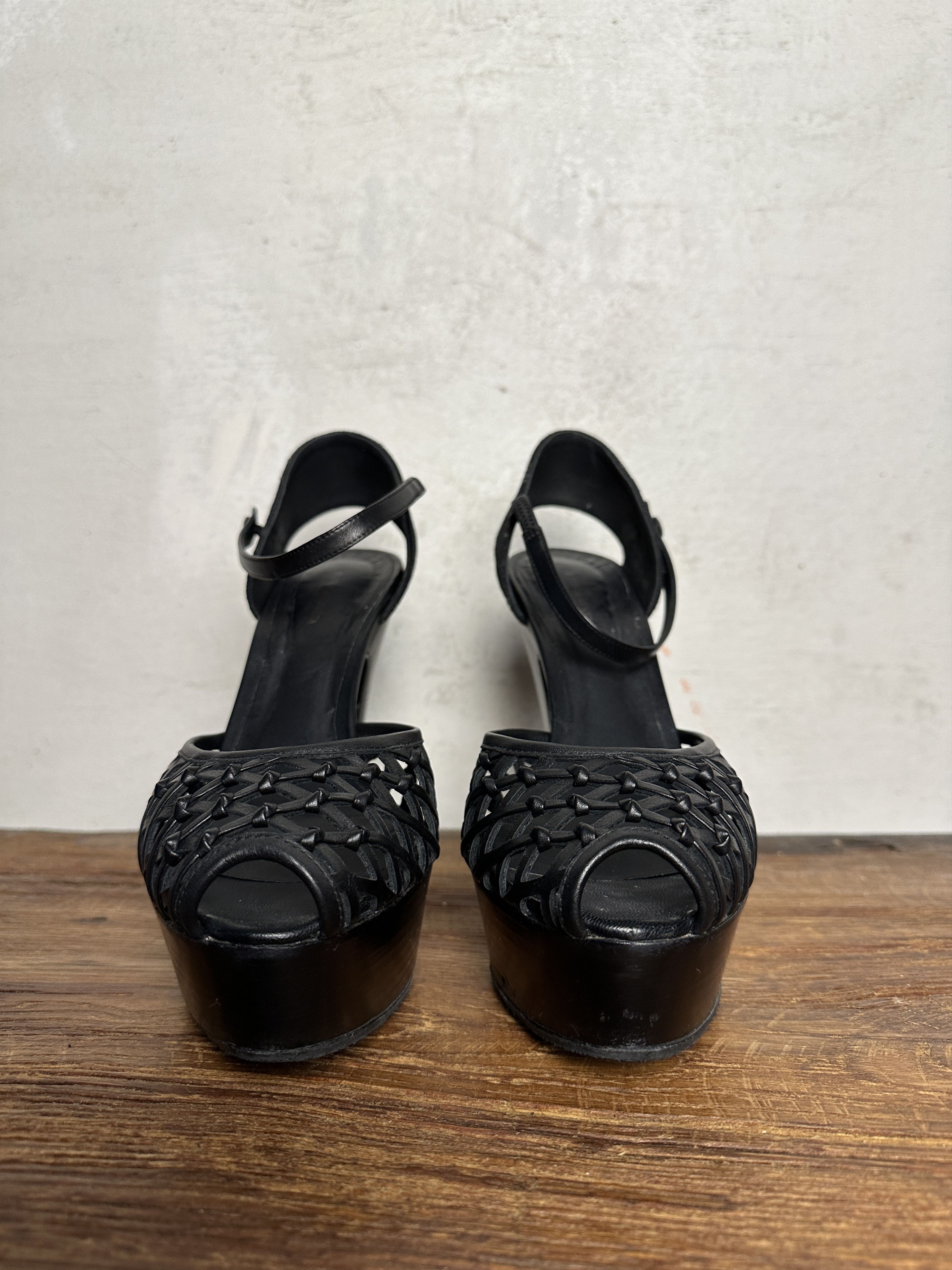 Bottega Veneta Bottega Veneta Intrecciato Leather Sandals Size US 9.5 / IT 39.5 - 4 Thumbnail