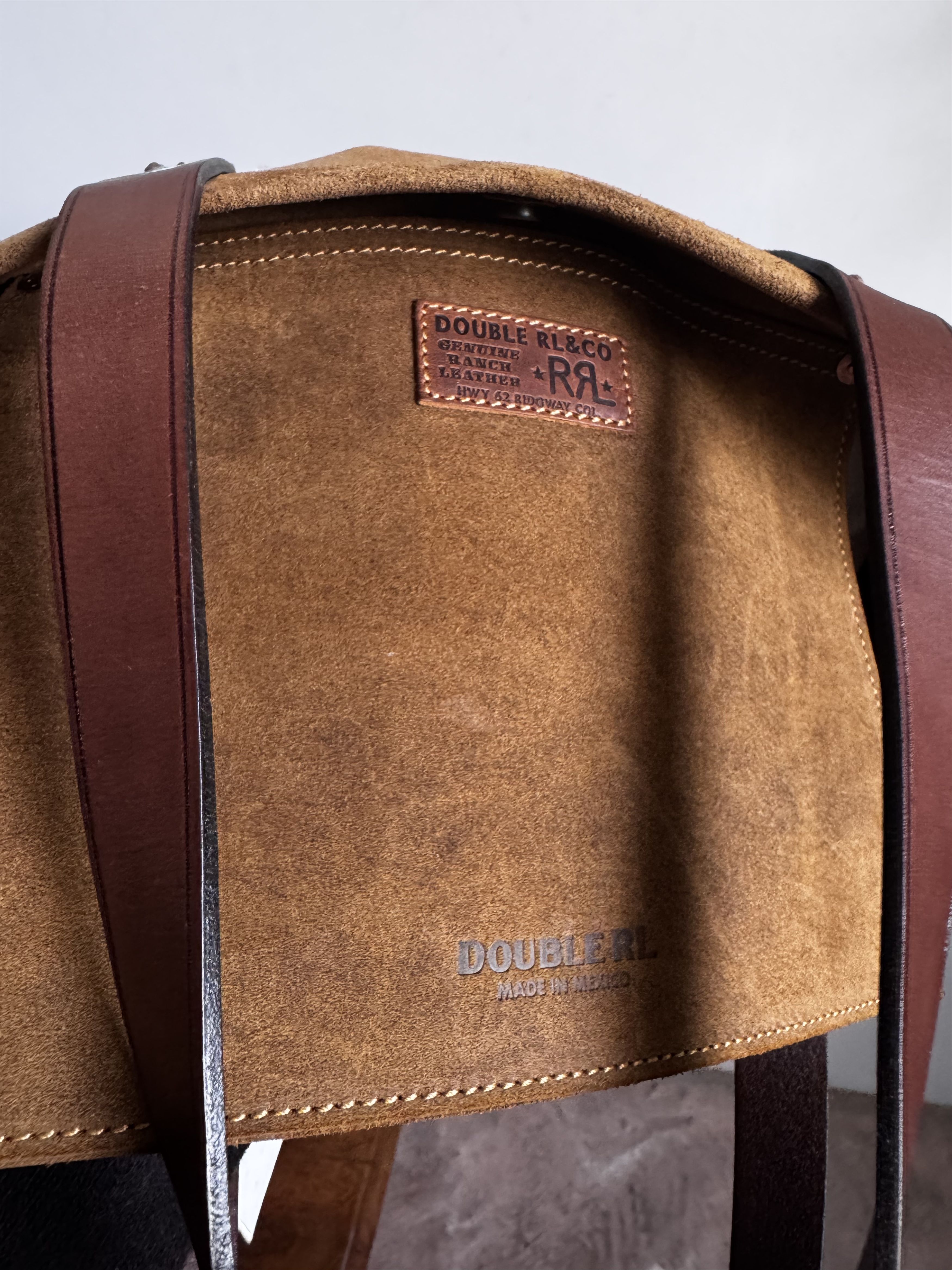 RRL Ralph Lauren NEW RRL Ralph Lauren Ranch Suede Tote Bag Size ONE SIZE - 10 Thumbnail