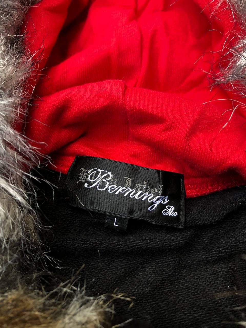 Japanese Brand Berning Sho Fur Zip Hoodie Size US M / EU 48-50 / 2 - 4 Thumbnail