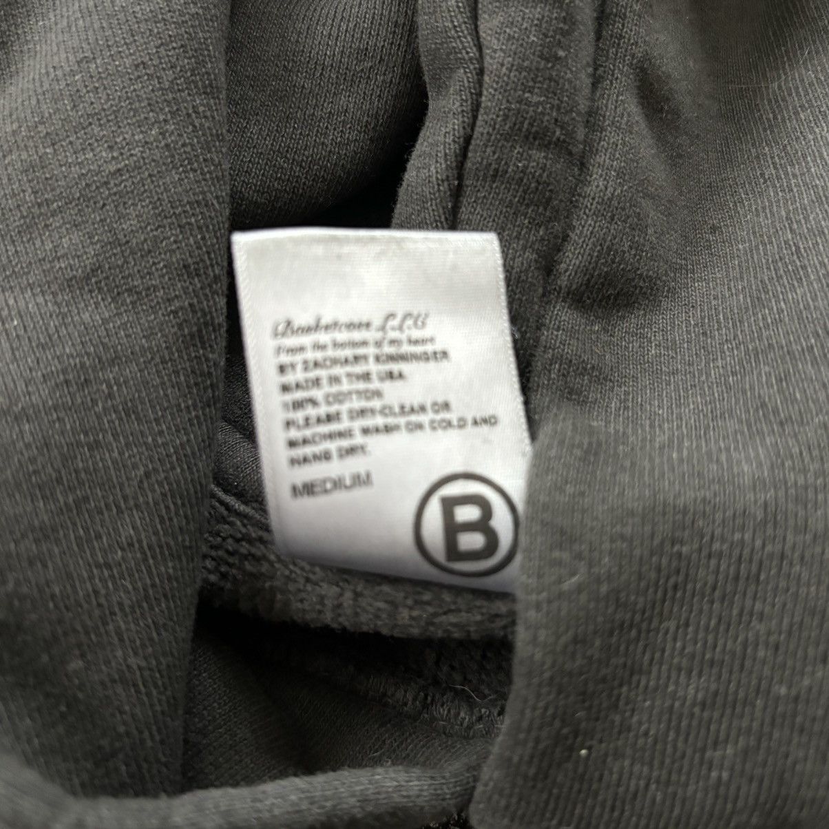 basketcase gallery Basketcase washed black unicorn hoodie Size US M / EU 48-50 / 2 - 6 Thumbnail