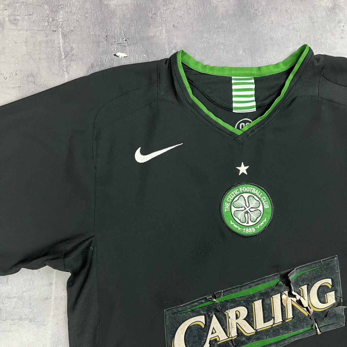 Other Rare! Celtic Nike Vintage Soccer Jersey Shirt 00s Away Size US S / EU 44-46 / 1 - 4 Thumbnail