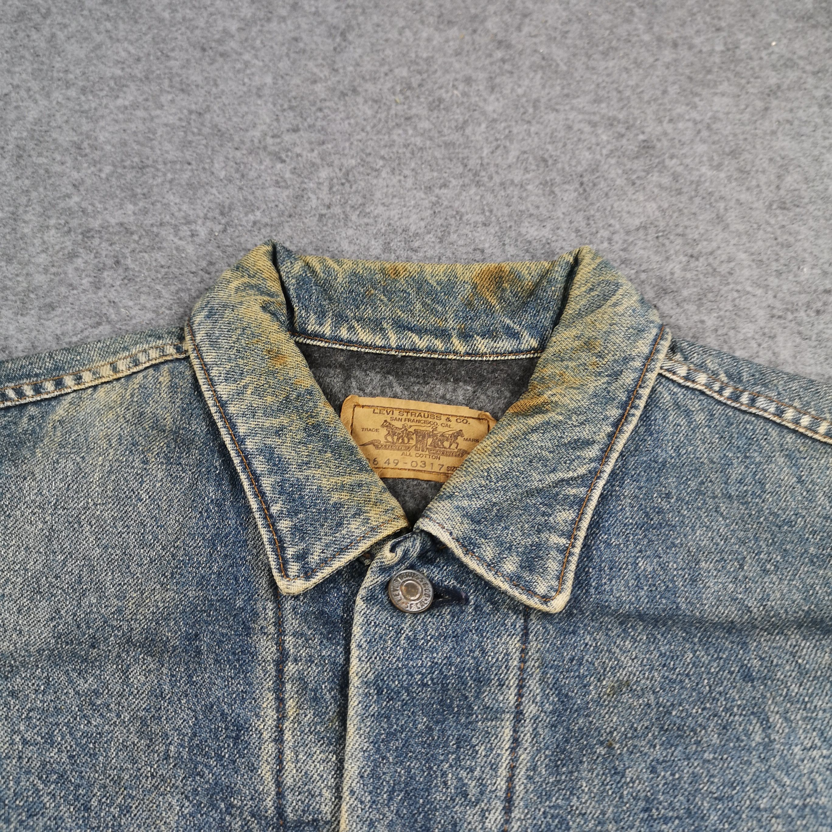 Levi's Vintage Levis Orange Tab Faded Blue Denim Trucker Jacket Size US L / EU 52-54 / 3 - 4 Thumbnail
