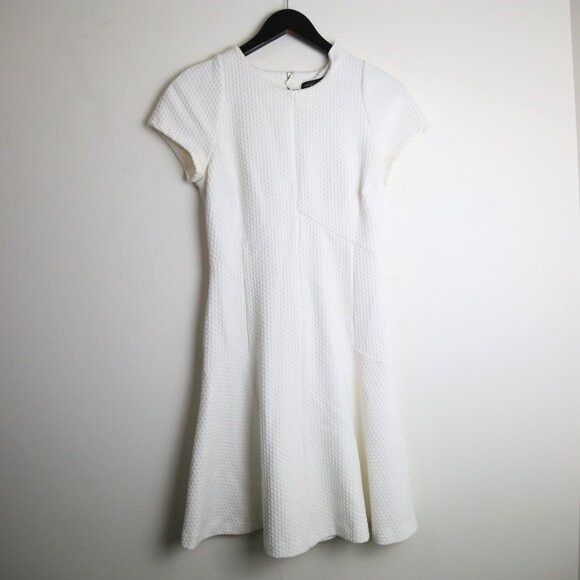 Banana Republic Banana Republic Fit and Flare A-Line Textured Dress Size S / US 4 / IT 40 - 1 Thumbnail