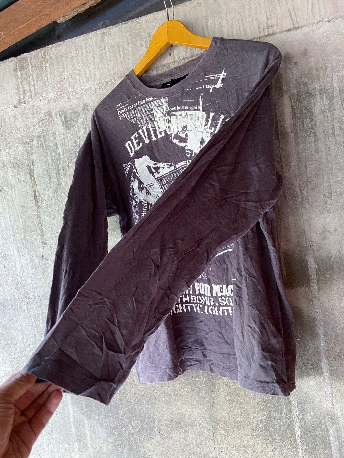 Japanese Brand OXFAM DEVILS FROLIC NIGHTY FIGHTH LONG SLEEVE Size US M / EU 48-50 / 2 - 8 Thumbnail