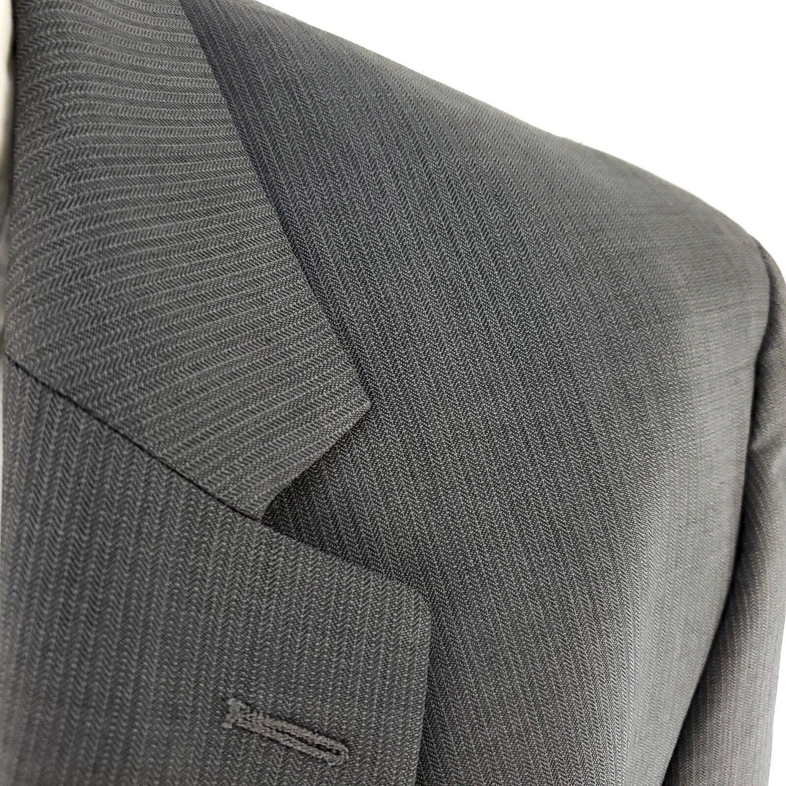 Black Brown 1826 Black Brown 1826 Lord Taylor Wool 2 Button Blazer 38R /Slim Size 38R - 2 Thumbnail