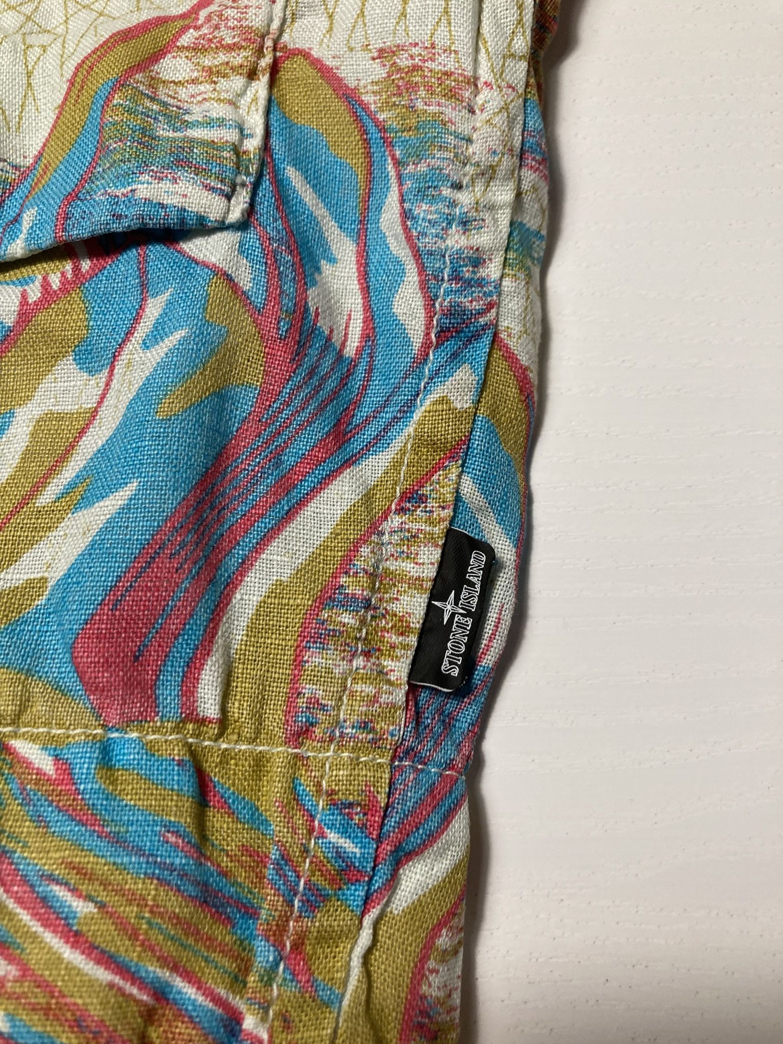 Stone Island Shadow Project SISP Linen Guayabera Resort Shirt Size US S / EU 44-46 / 1 - 9 Thumbnail