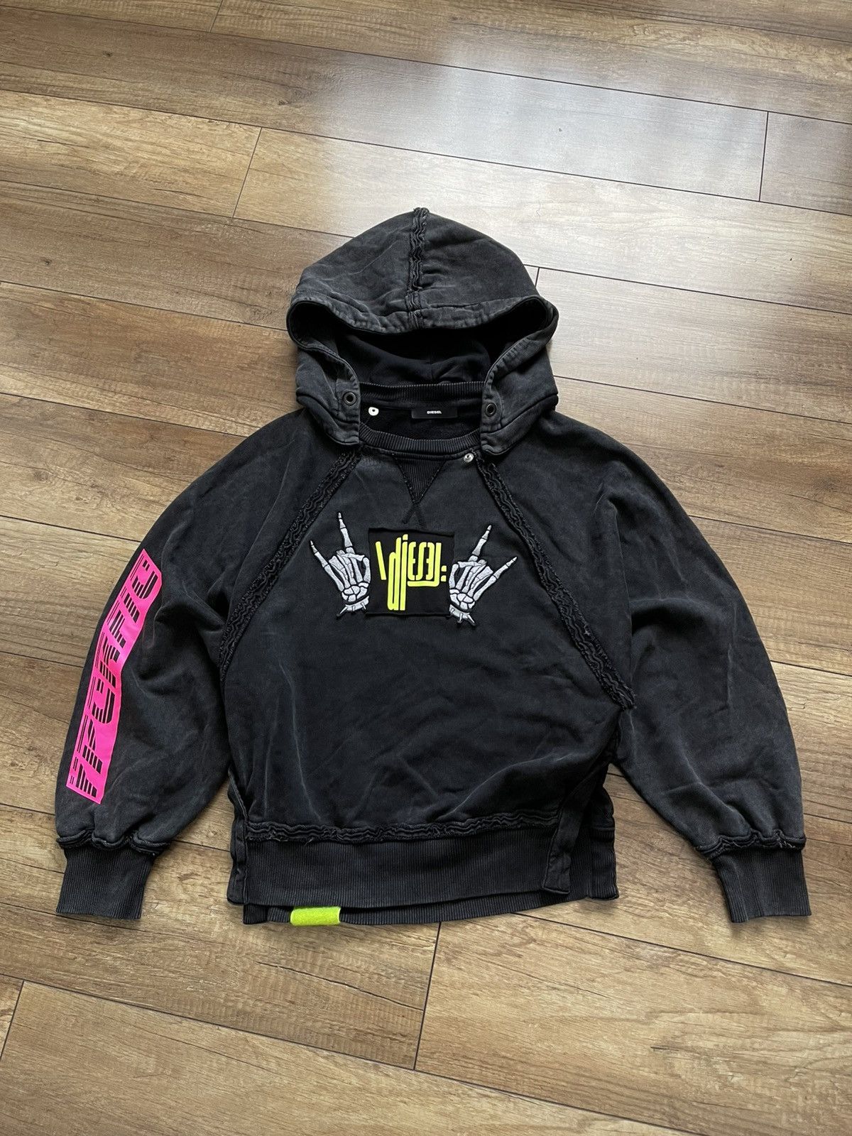 Diesel Diesel F Carol Linefreeze Sample Sweatshirt Hoodie Women’s Size S / US 4 / IT 40 - 2 Thumbnail