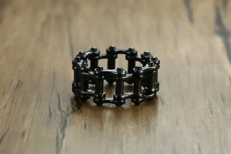 Vintage Punk Style Mechanical Simulation Chain Ring Size ONE SIZE - 2 Thumbnail