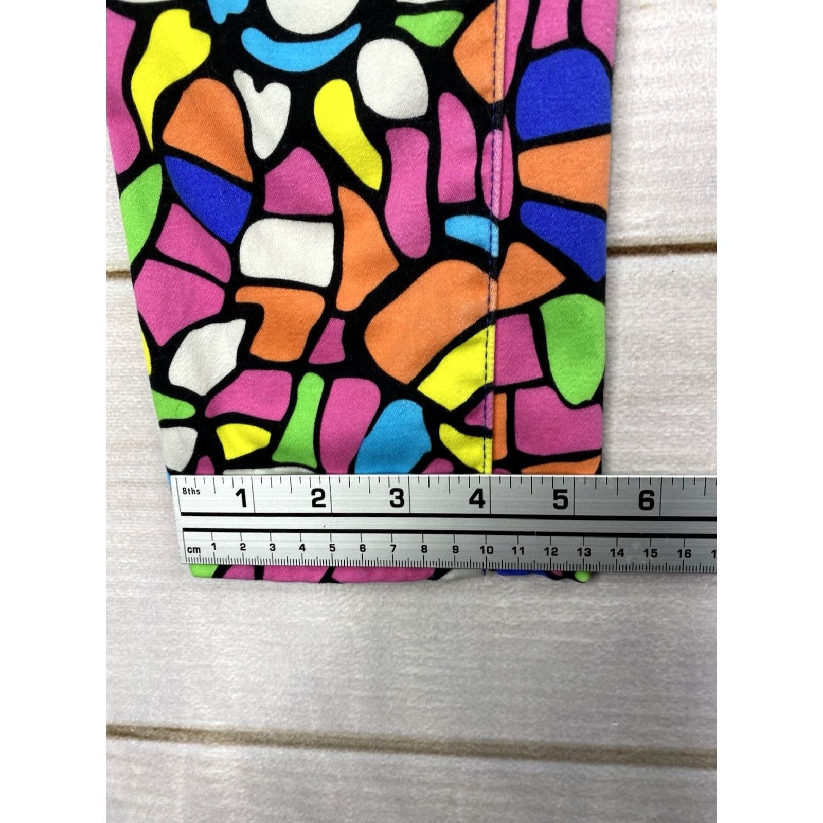 Nanette Lepore Nanette Lepore L'Amour Pants Jr 11 Multicolor Abstract Artsy Hearts Stretch Low Pants Handcrafted Style Geometry Mens? Wait Size 32" / US 10 / IT 46 - 5 Thumbnail
