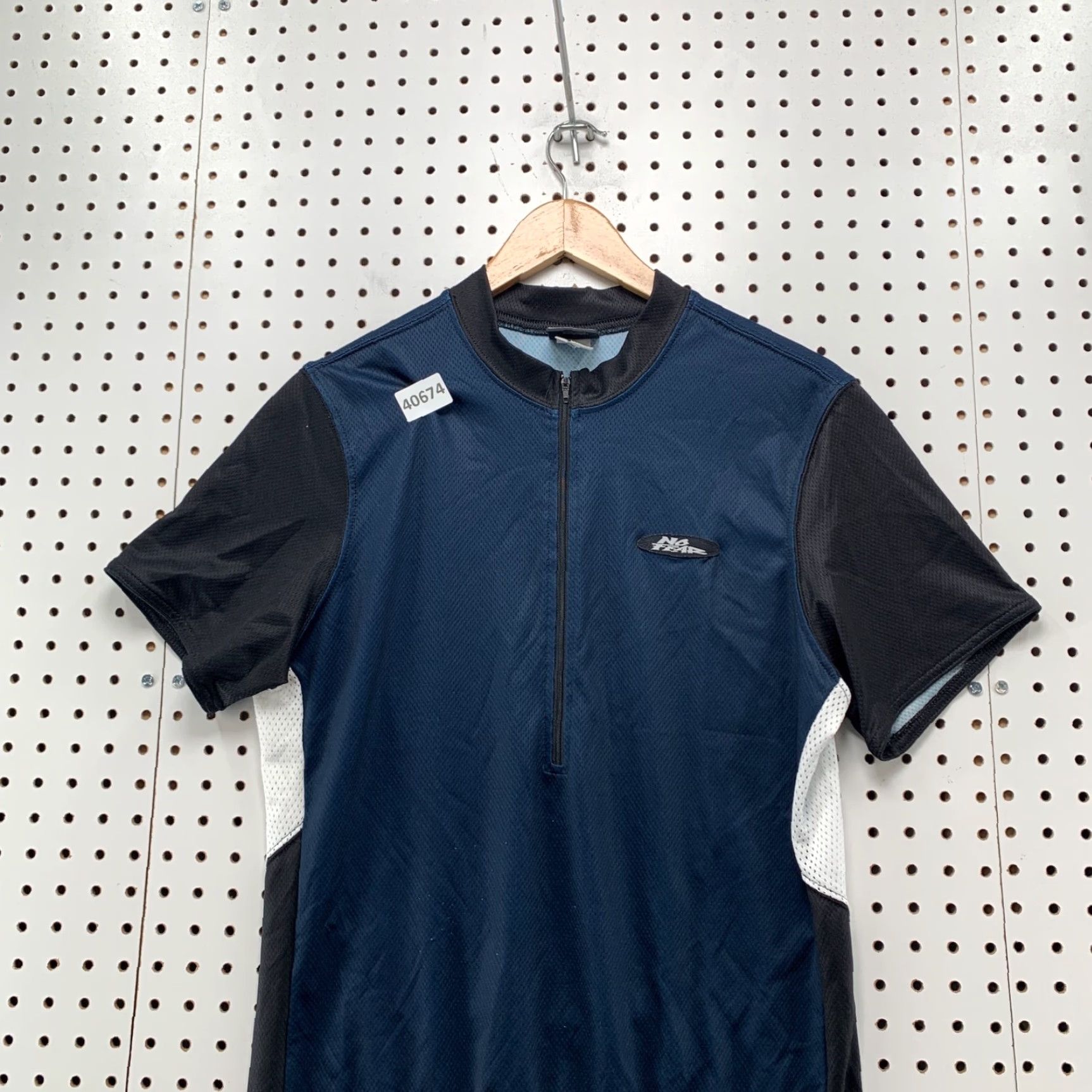 No Fear VINTAGE No Fear Cycling Jersey Mens Large Blue 1/2 Zip Pullover 90s Activewear USA Size US L / EU 52-54 / 3 - 4 Thumbnail