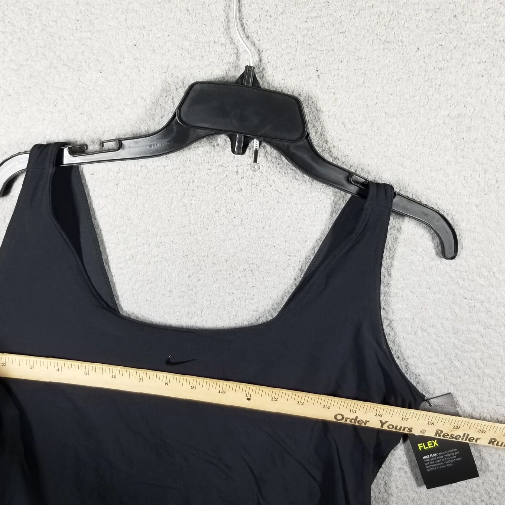Nike Nike Bliss Luxe Women's Tank Dress Size L Black Sports Casual Sleeveless Size L / US 10 / IT 46 - 6 Thumbnail