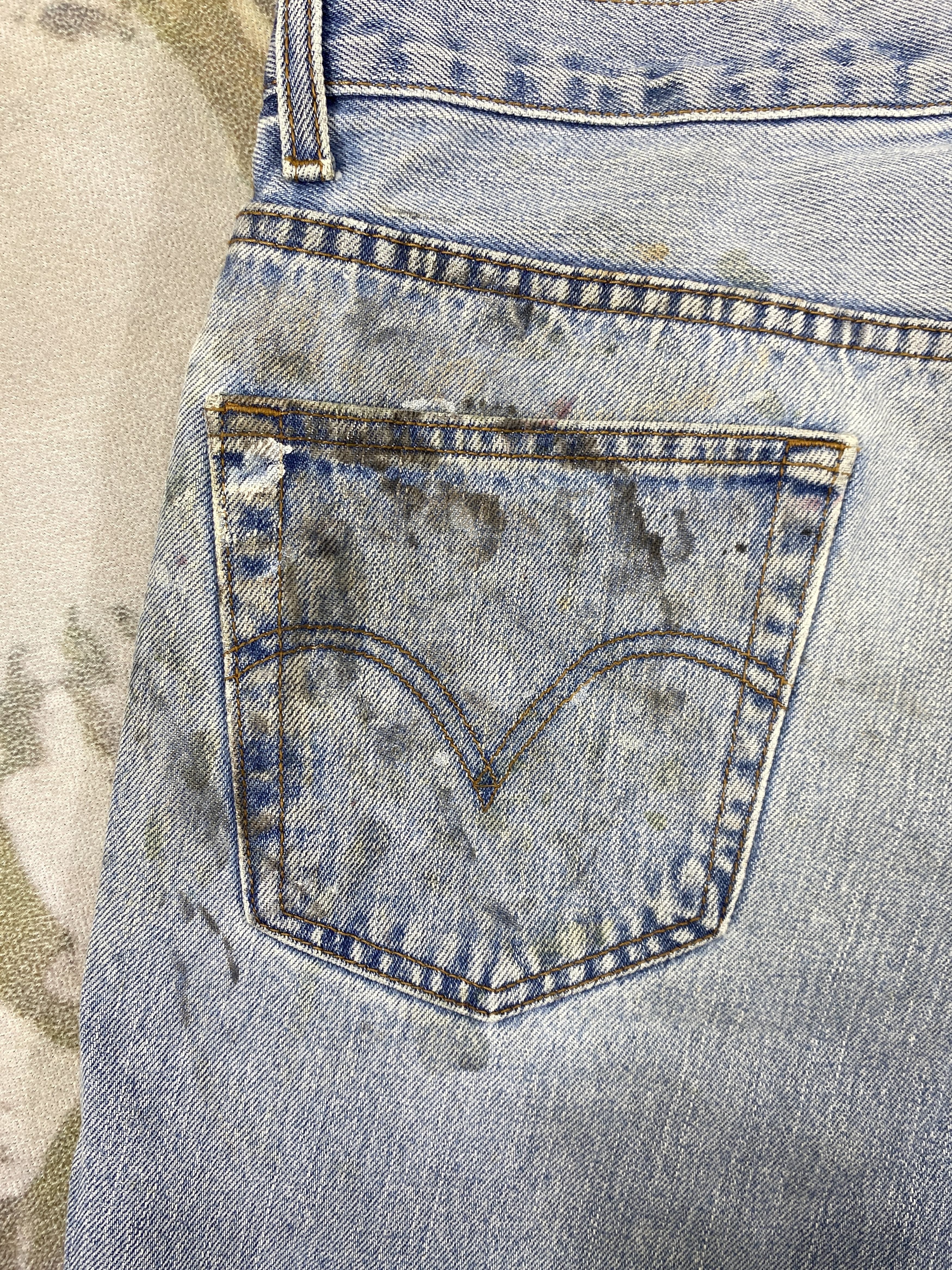 Levi's Dirty Used Blue Vintage Levi's 560 36x31.5 Denim -JN1911 Size US 36 / EU 52 - 13 Thumbnail