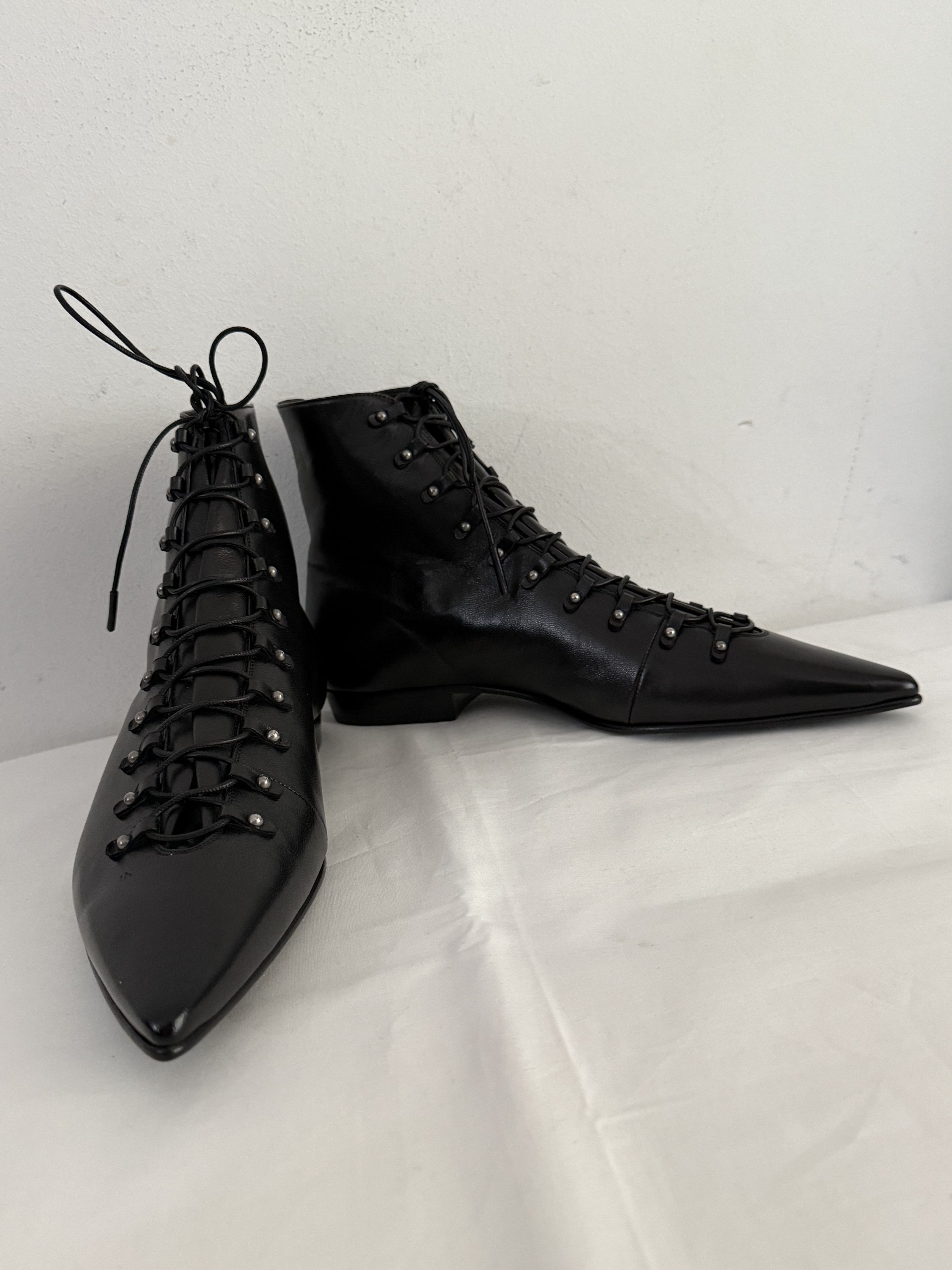 Saint Laurent Paris Saint Laurent Levine 15 Lace-Up Boots Size US 9.5 / EU 42-43 - 7 Thumbnail