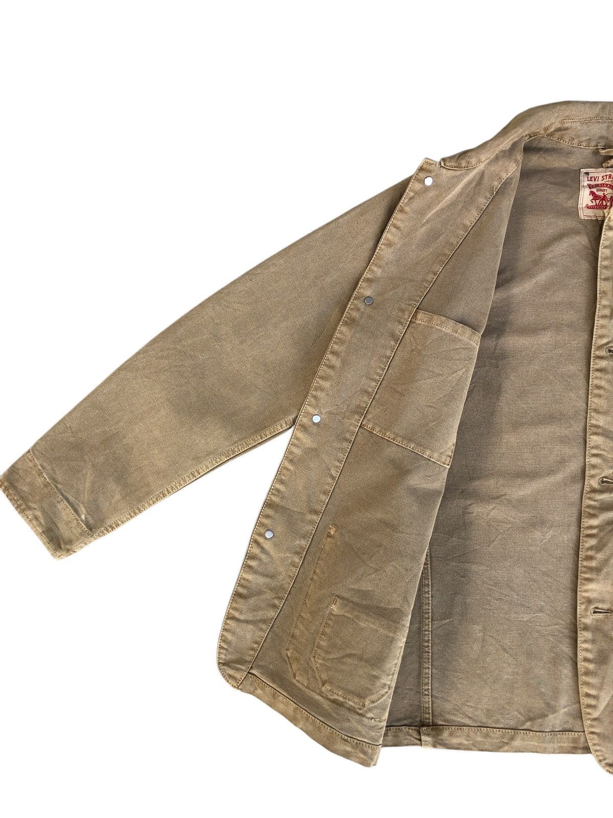 Levi's Vintage Clothing Levi’s Chore Jacket Distressed Denim Size US L / EU 52-54 / 3 - 6 Thumbnail