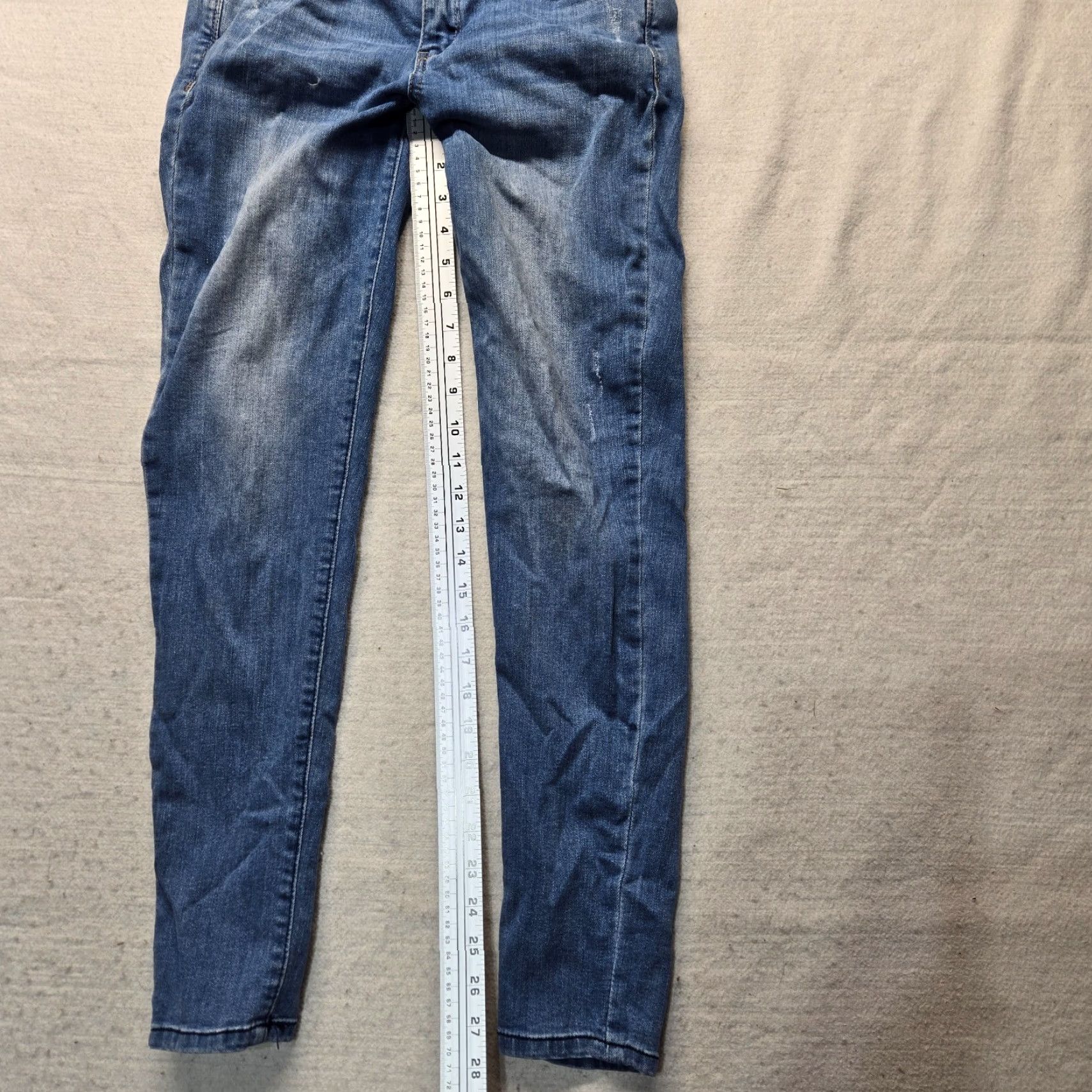 Vintage Democracy Jeans Blue Skinny Denim Stretch Pants Adult Women's 6 Jeans Women Skinny Blue 6 Democracy Jeans Skinny Womens 6 Size 28" / US 6 / IT 42 - 6 Thumbnail