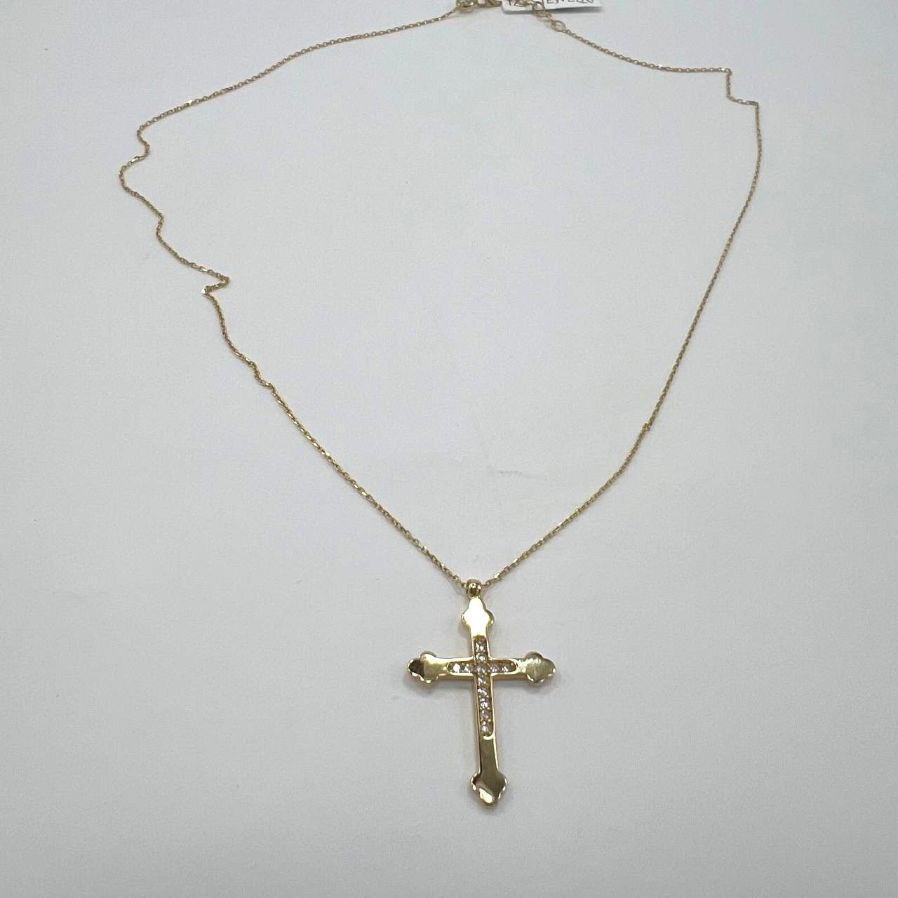 Other Elegant cross necklace in Yellow gold Size ONE SIZE - 1 Thumbnail
