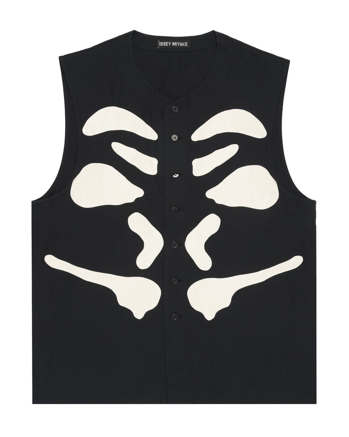 Issey Miyake 90s Abstract graphic sleeveless vest Size US M / EU 48-50 / 2 - 1 Thumbnail