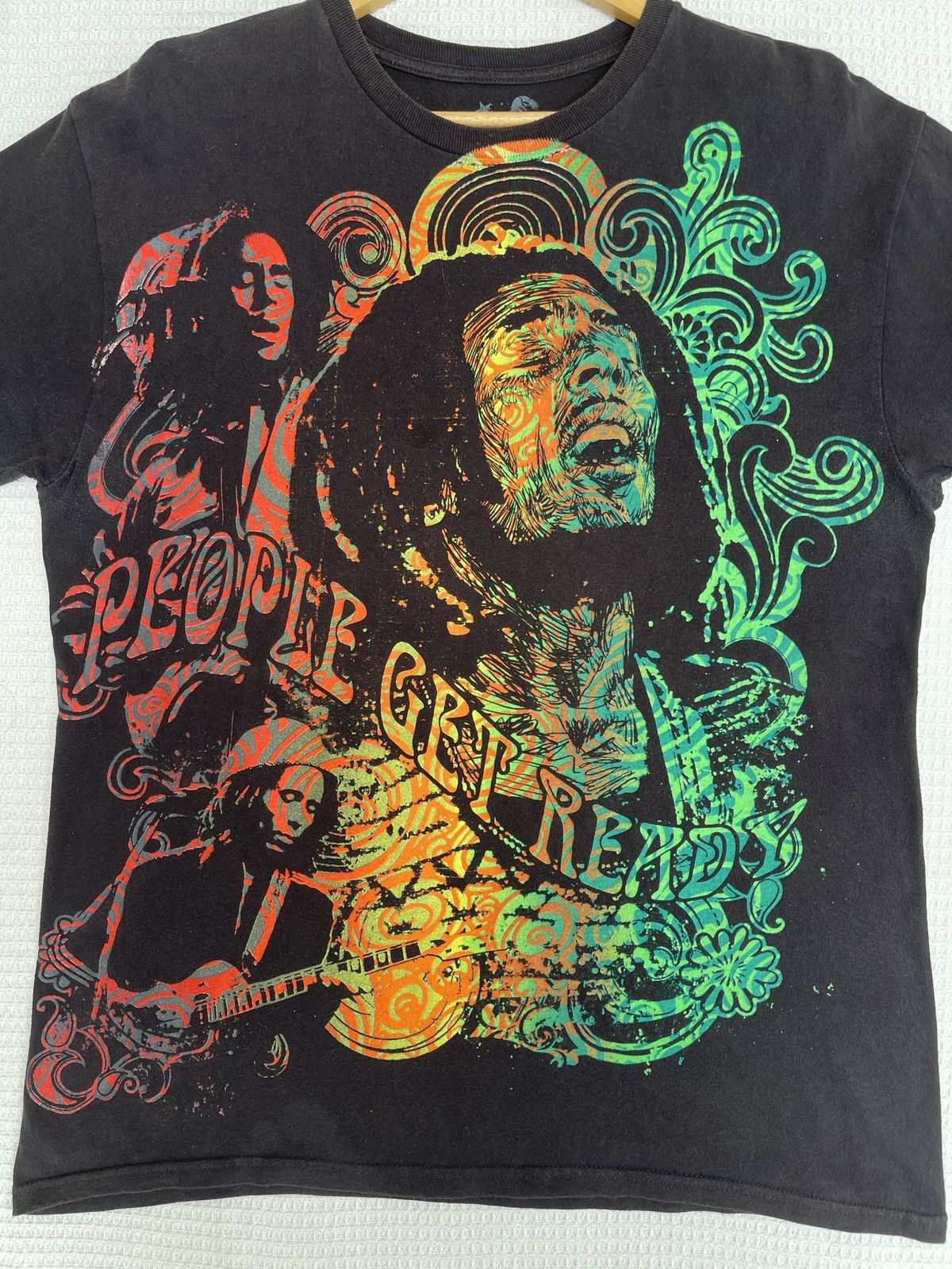 Bob Marley × Rap Tees × Vintage Last Drop🔥Rare🔥Vintage BOB MARLEY Rasta Rap Tees Tee Size US L / EU 52-54 / 3 - 6 Thumbnail