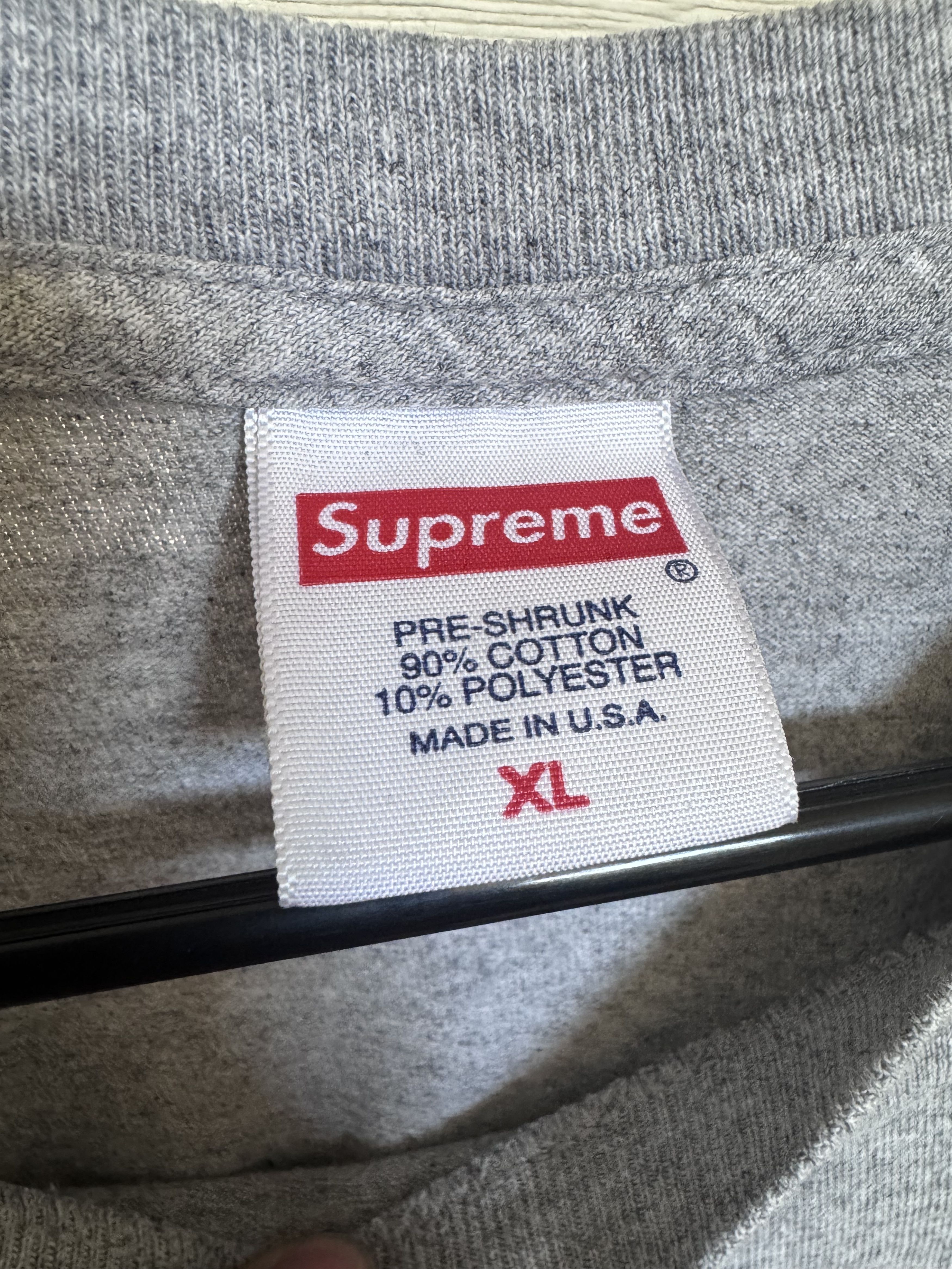 Supreme Supreme x IRAK Arc Tee 'Heather Grey' Size US XL / EU 56 / 4 - 3 Thumbnail