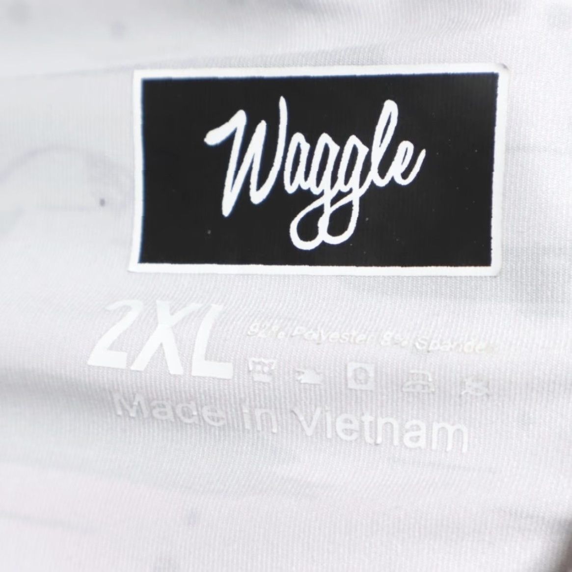 Vintage Waggle Golf Loon Lake Stretch All Over Print Polo Shirt White Men's 2XL Size US XXL / EU 58 / 5 - 5 Thumbnail