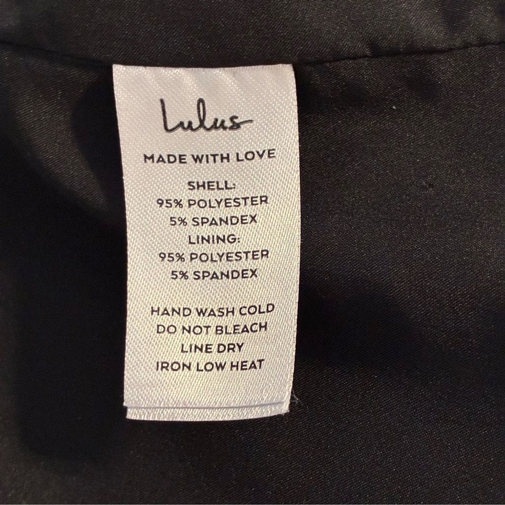 Lulus Lulus Adorable Black Ruffle Strapless Bodycon Dress- Small Size S / US 4 / IT 40 - 14 Thumbnail