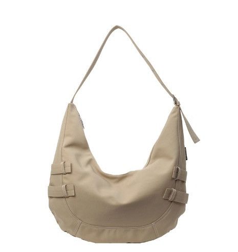 Japanese Brand Huskycat Korean canvas croissant bag Size ONE SIZE - 7 Thumbnail