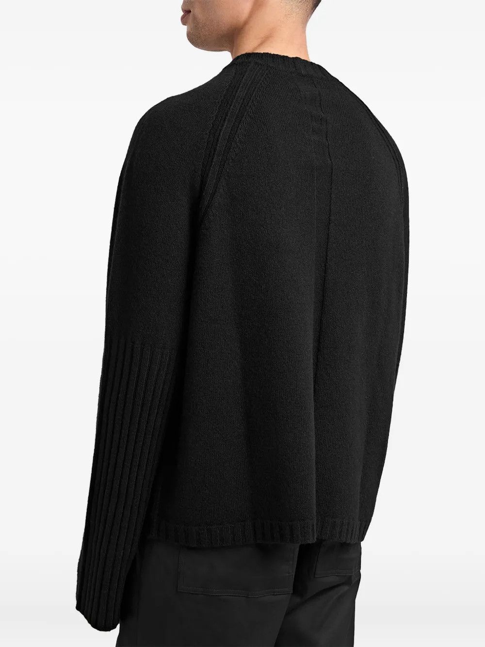 Rick Owens o1s1v1r1oon0825 Reglan Crewneck in Black Size US S / EU 44-46 / 1 - 3 Thumbnail