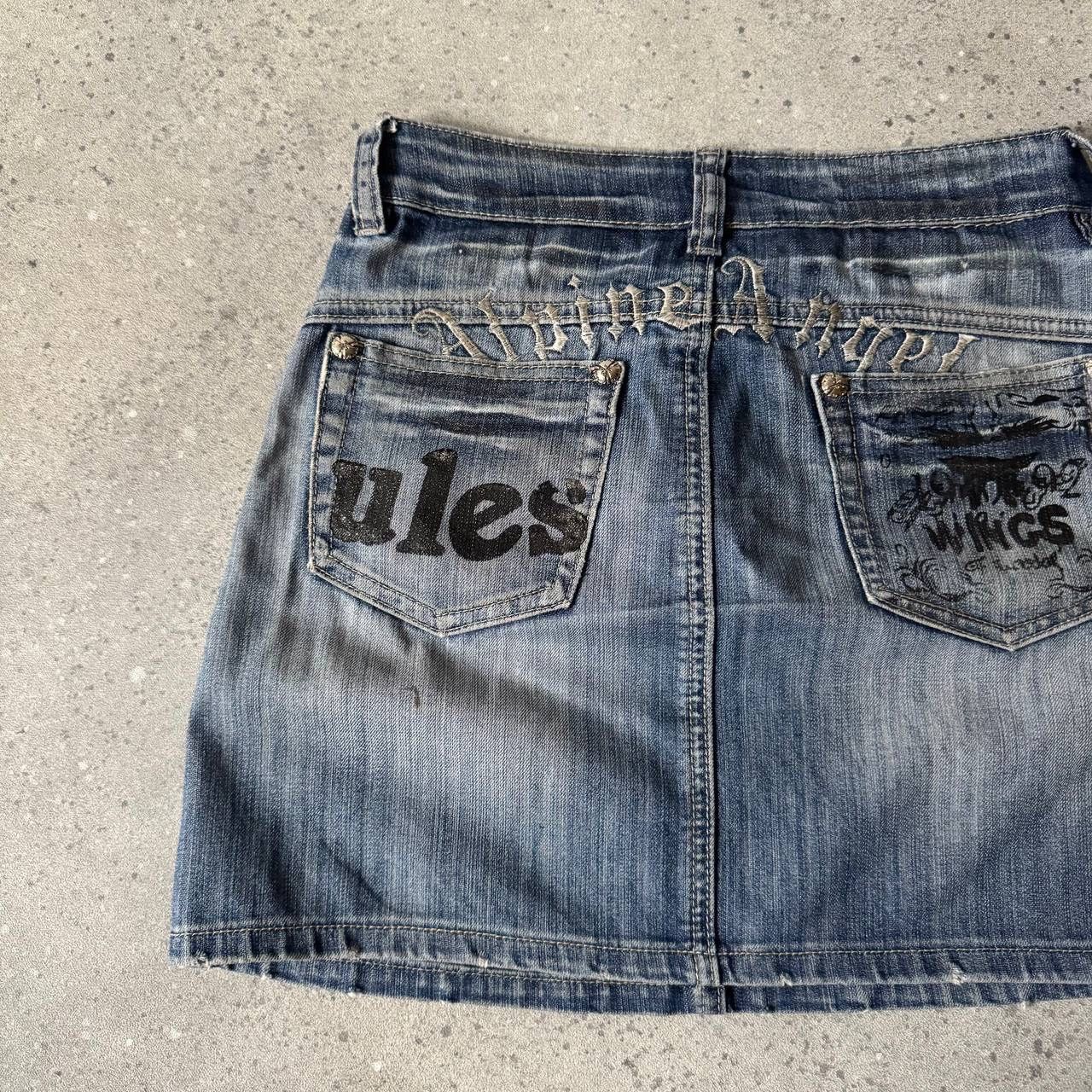 20471120 × If Six Was Nine × Japanese Brand Y2K Super Mini Sexy Skirt Size 26" / US 2 / IT 38 - 7 Thumbnail