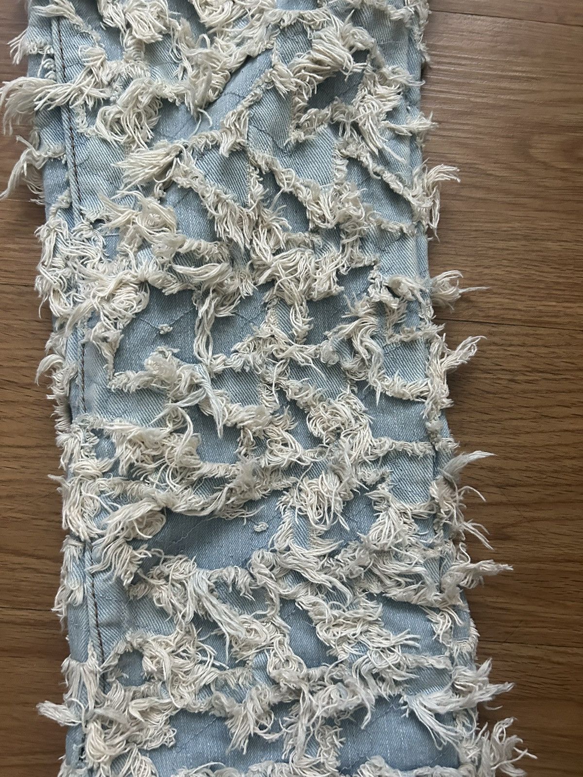 Other LIGHT BLUE FUZZY DENIM Size US 36 / EU 52 - 2 Thumbnail