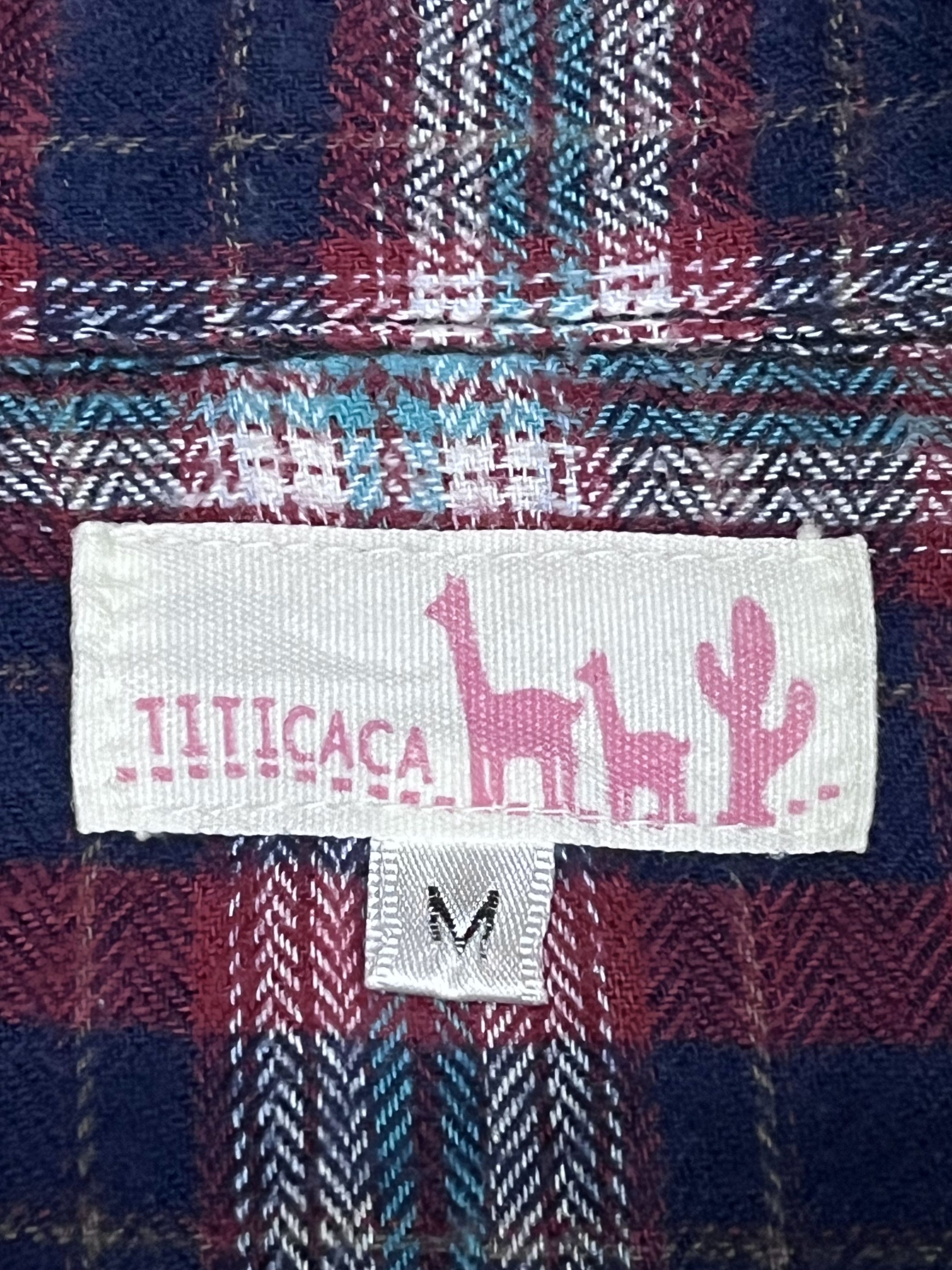 Japanese Brand Vintage TITICACA Grunge Tartan Patchwork Long Cotton Flannel Size S / US 4 / IT 40 - 9 Thumbnail