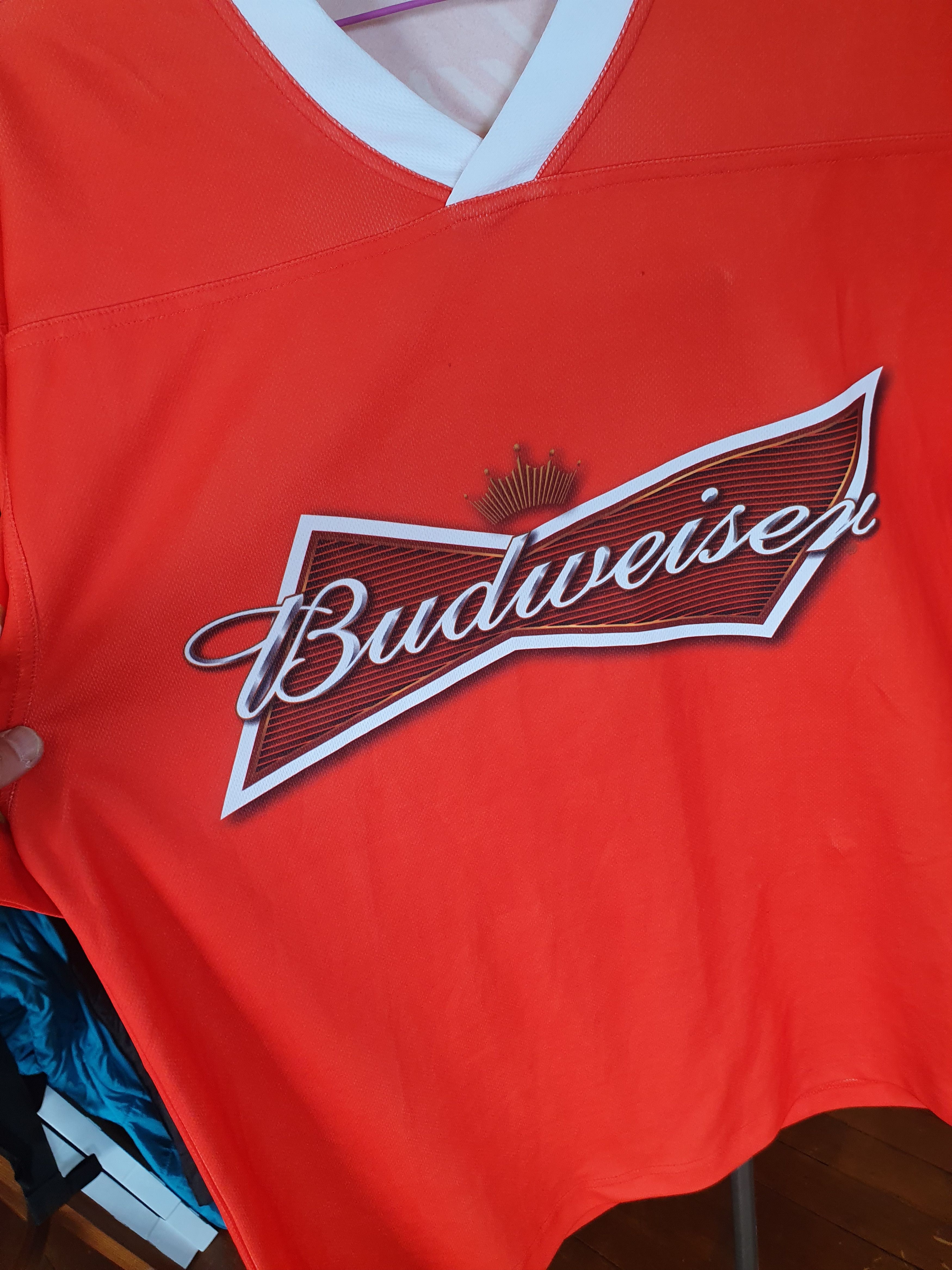 Budweiser Budweiser #54 SWAG jersey sz M/L Size US M / EU 48-50 / 2 - 5 Thumbnail