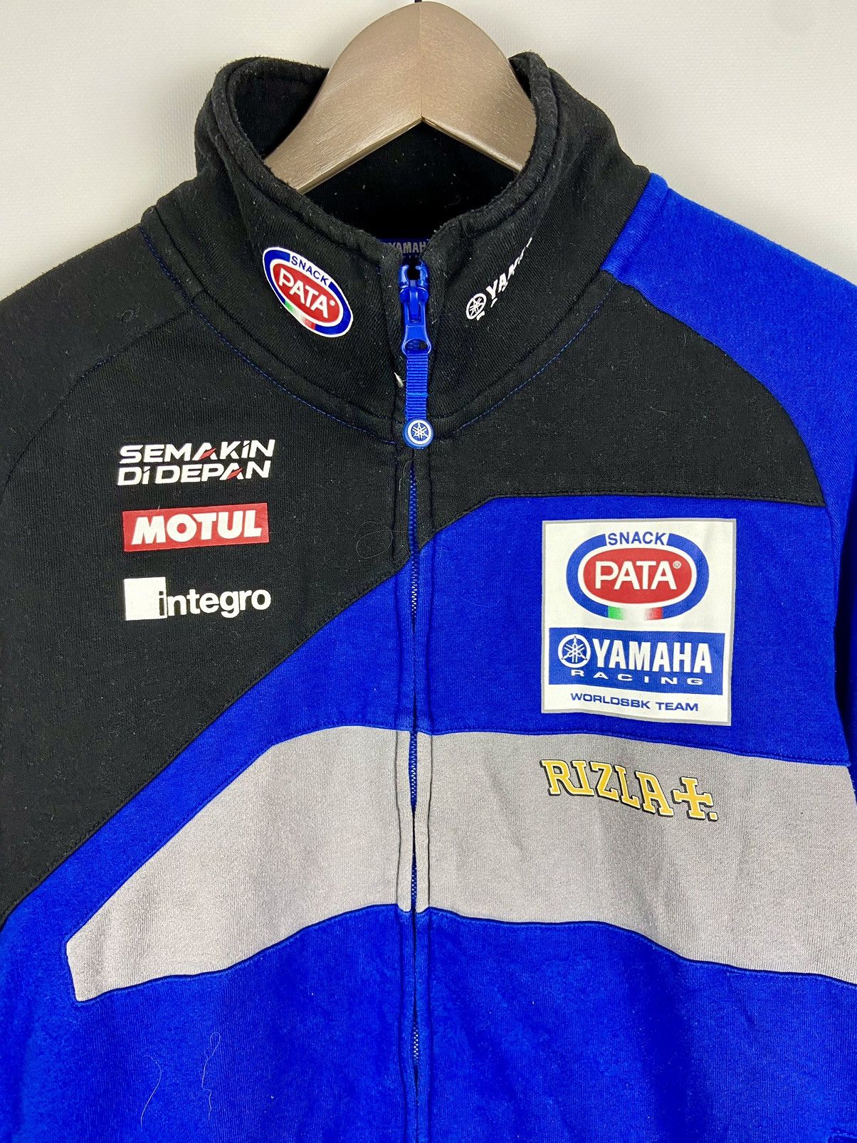 Vintage × Yamaha Yamaha Racing Rizla + Pata Snack Promo Jacket Cotton Mens Size US XL / EU 56 / 4 - 3 Thumbnail