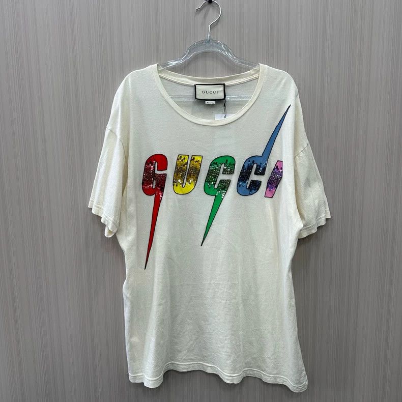 Gucci Gucci Lightning sequin short sleeves 2504-Nextarrow Size US S / EU 44-46 / 1 - 1 Thumbnail