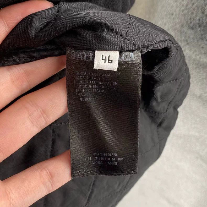 Balenciaga Balenciaga Front Letter Fleece Zip-Up Jacket Size US S / EU 44-46 / 1 - 5 Thumbnail