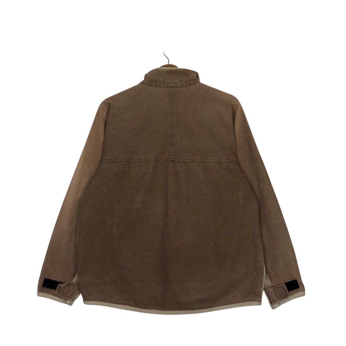 Japanese Brand 📌Vintage Half Zipper Jacket Kavu Duck Canvas Detroit Size US M / EU 48-50 / 2 - 9 Thumbnail