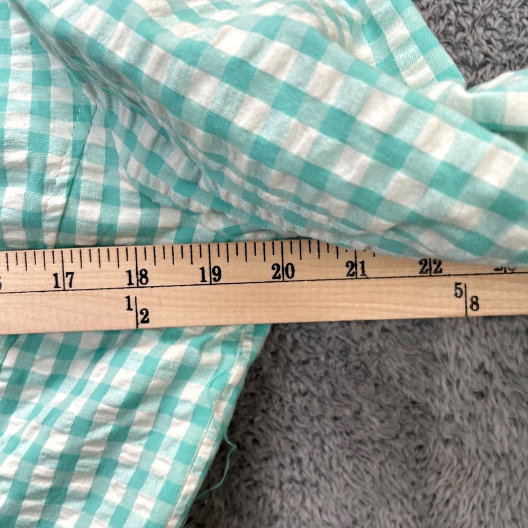 Isaac Mizrahi Isaac Mizrahi Jacket Womens 12 Blue Teal Aqua Coat Zip Stretch Asymmetrical Motorcycle Checked Casual City Womens World Size XL / US 12-14 / IT 48-50 - 8 Thumbnail