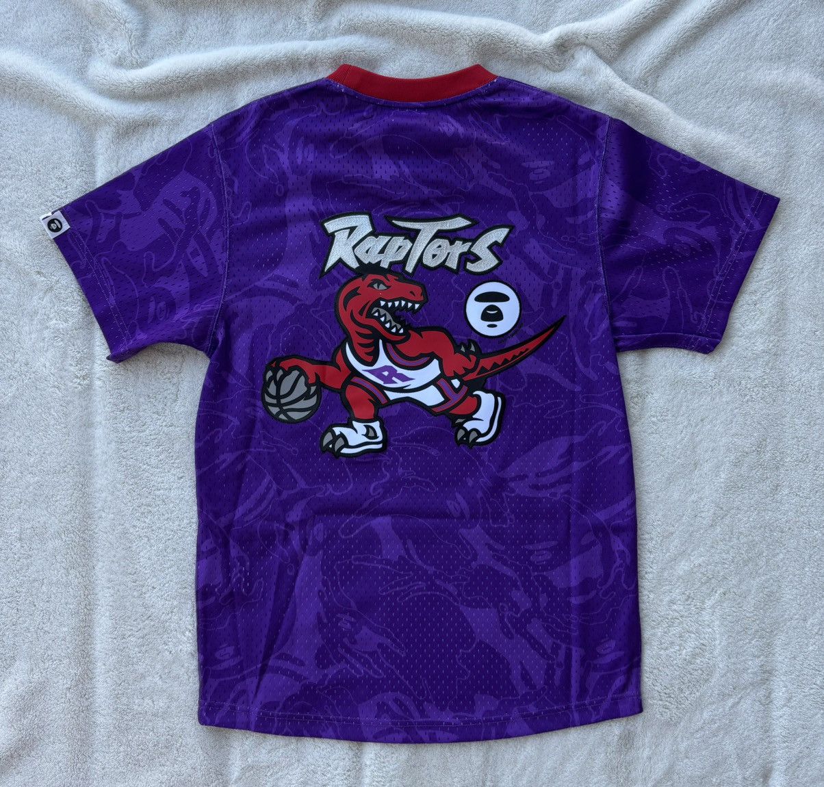 Bape × NBA Bape x Raptors NBA Purple Camo Jersey Size US S / EU 44-46 / 1 - 4 Thumbnail