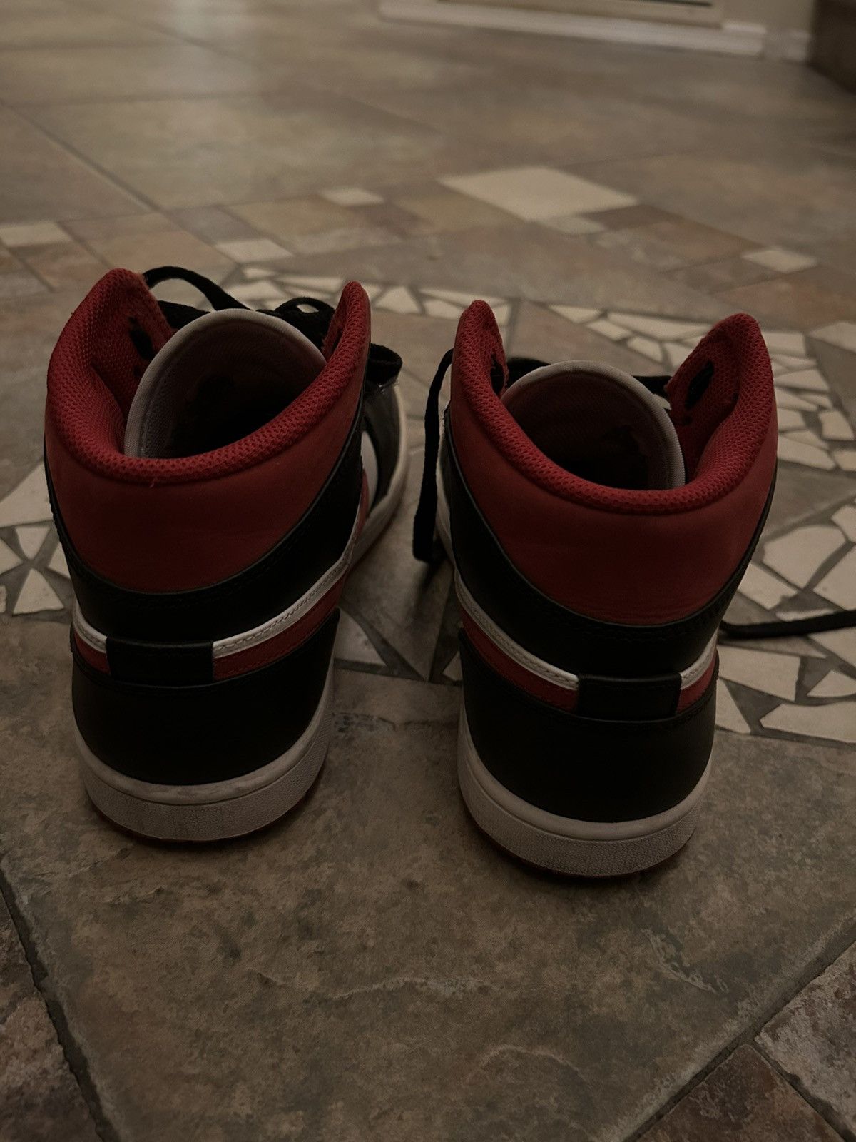 Jordan Brand Air Jordan 1 Mid ‘Black Gym Red’ Size US 8.5 / EU 41-42 - 6 Thumbnail
