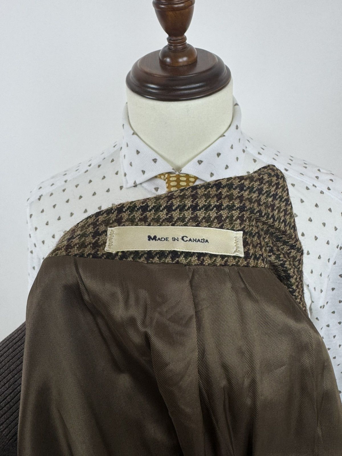 Chaps Ralph Lauren Chaps Ralph Lauren Vintage Pied-de-poule tweed wool Blazer Size 40R - 13 Thumbnail