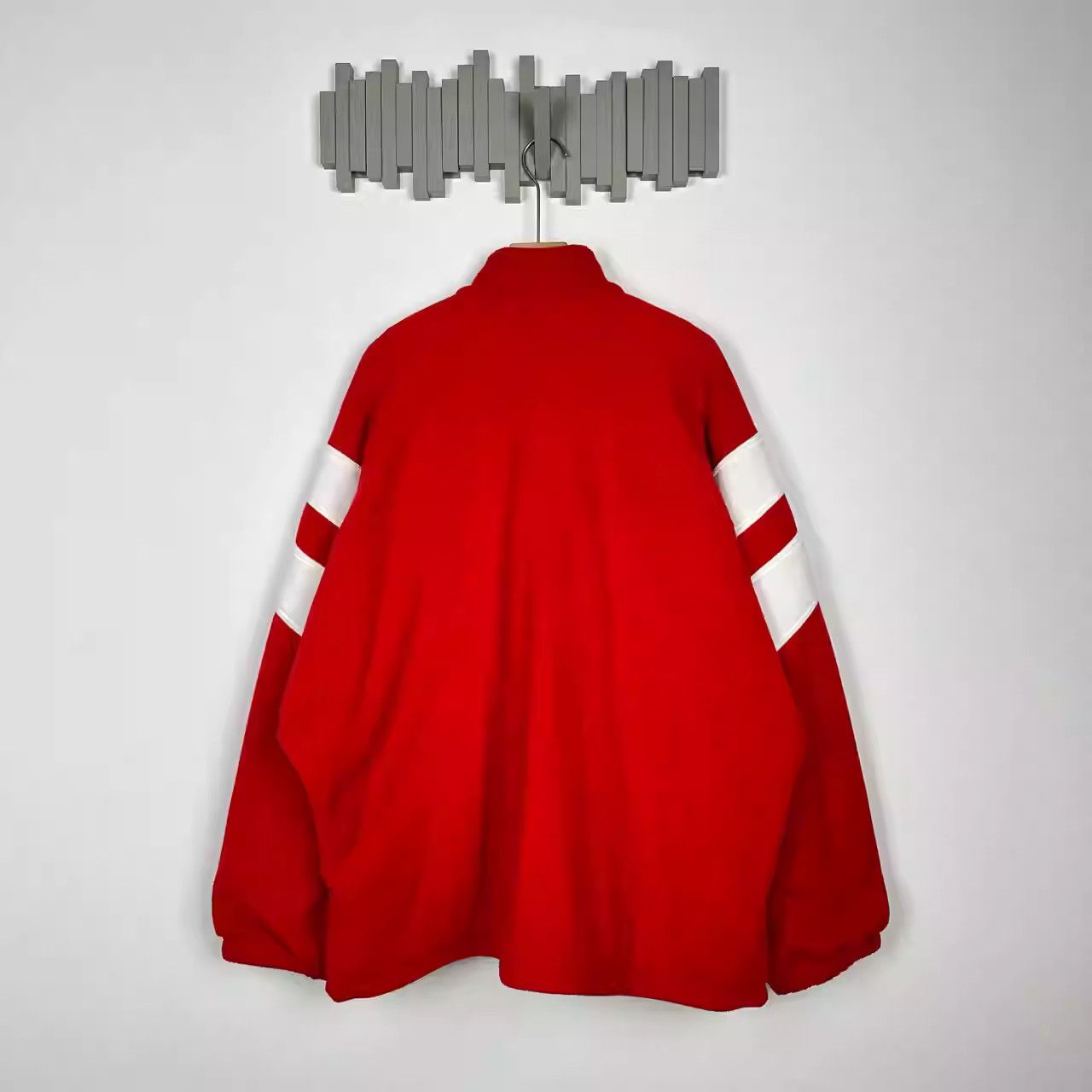 Balenciaga Balenciaga FW21 SportyB Embroidered Logo Fleece Jacket Size US M / EU 48-50 / 2 - 2 Thumbnail