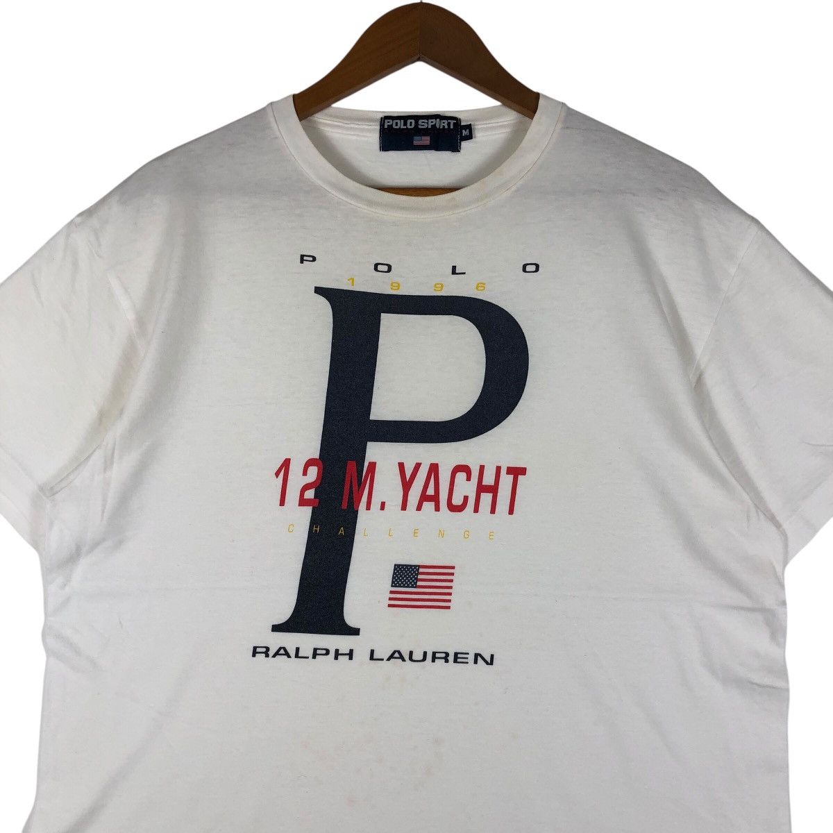 Polo Ralph Lauren POLO 1996 Ralph Lauren Yacht Challenge T-Shirt Size US M / EU 48-50 / 2 - 2 Thumbnail
