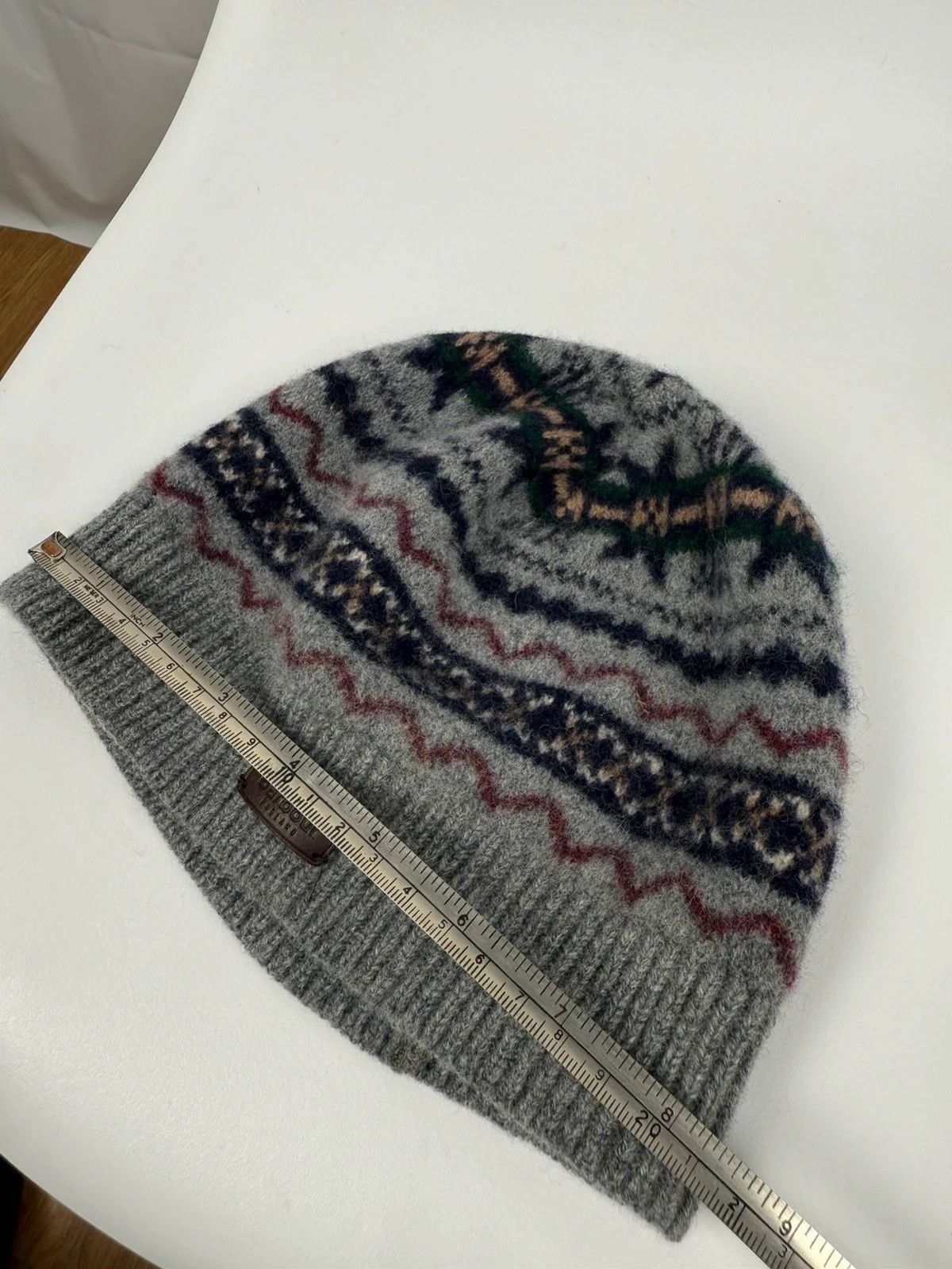 Barbour Barbour Wool Beanie Men One Size Geometric Pattern Size ONE SIZE - 15 Thumbnail