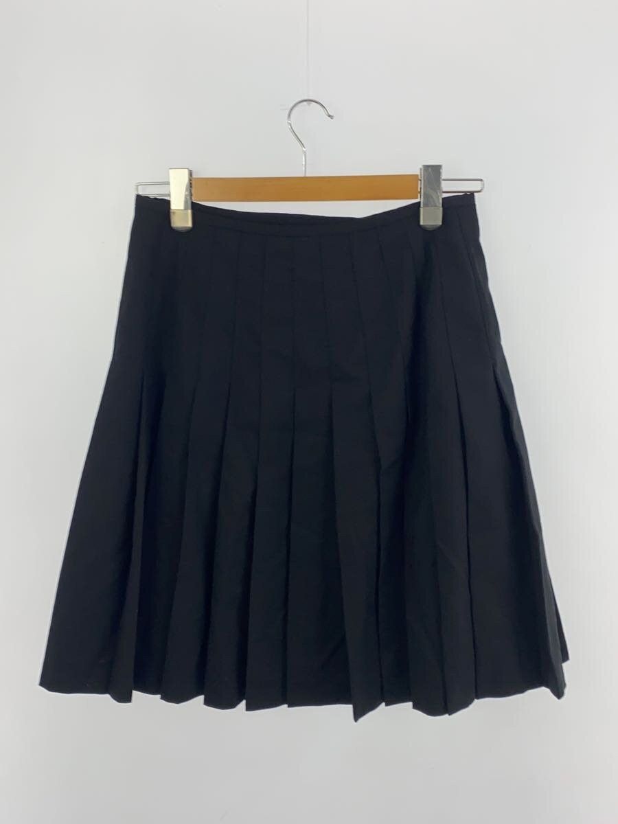 Jean Paul Gaultier Pleated Pin Wool Skirt Size 29" - 2 Thumbnail