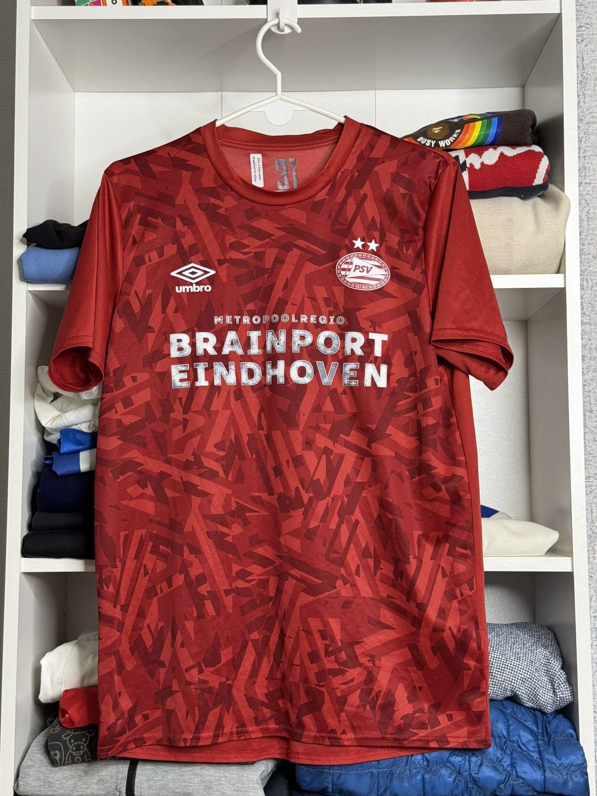 Umbro Umbro FC PSV 2019/2020 soccer jersey size M Size US M / EU 48-50 / 2 - 1 Thumbnail