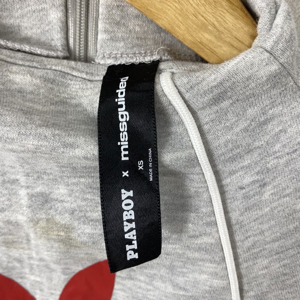 Playboy Missguided x Playboy Bunny Logo Sweatshirt Dress Grey XS Size XS / US 0-2 / IT 36-38 - 6 Thumbnail