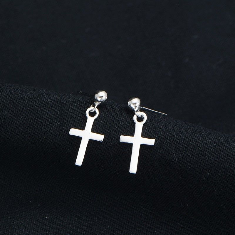 Jewelry Dark Earrings One Pairs Chrome Jewelry Size ONE SIZE - 6 Thumbnail