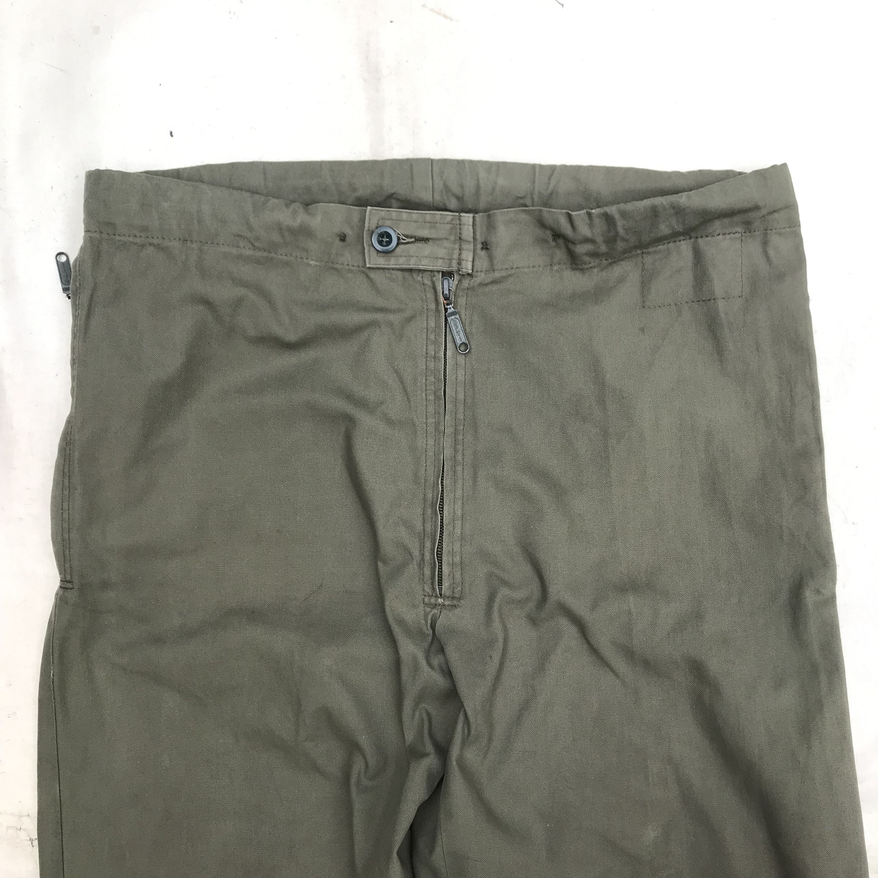 Aeronautica Militare Vintage Germany Military trouser pants Green army military Size US 36 / EU 52 - 10 Thumbnail