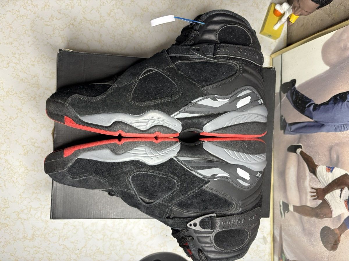 Jordan Brand Air Jordan 8 Retro Bred Size US 11.5 / EU 44-45 - 4 Thumbnail