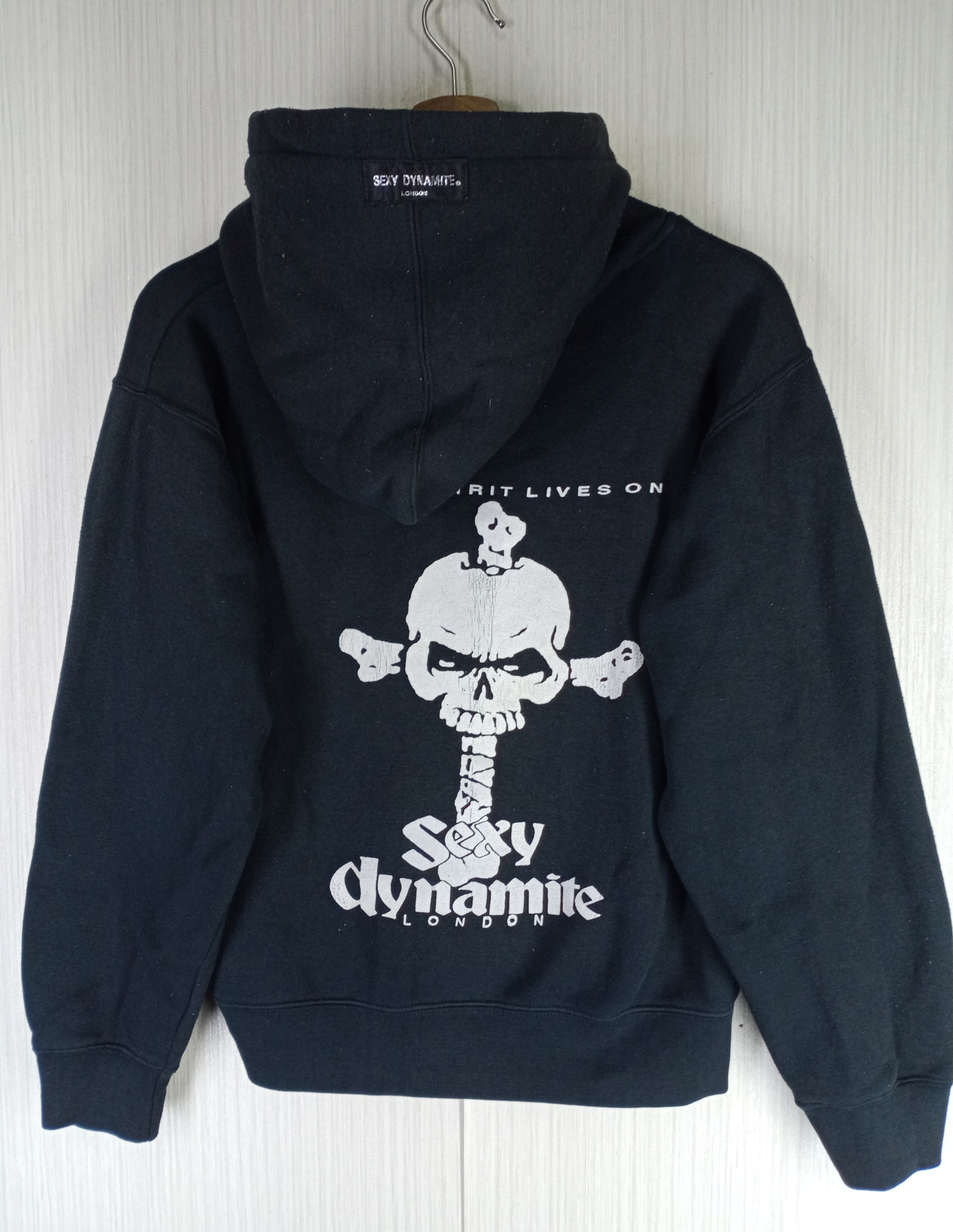 Hysteric Glamour Rare Vintage Sexy Dynamite London Zipper Hoodie Sweatshirt Size US S / EU 44-46 / 1 - 1 Thumbnail